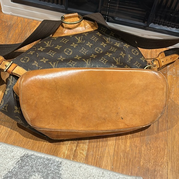 Authentic LOUIS VUITTON LV Monogram Monsouris GM Backpack Rucksack Daypack Brown - Picture 6 of 11